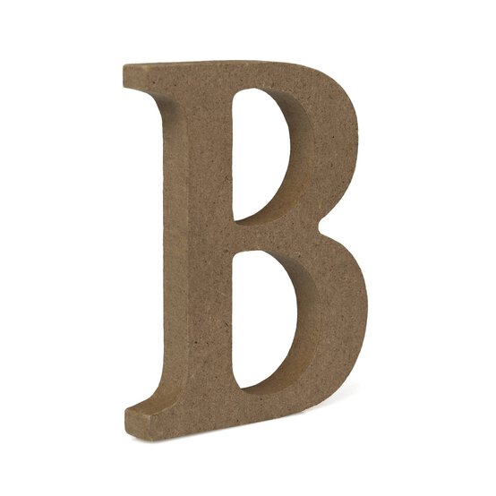 MDF Wooden Letter B 8cm