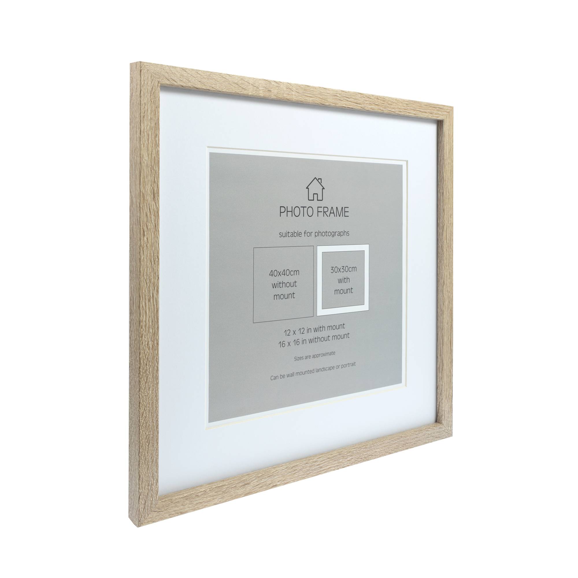 Oak Effect Photo Frame 40cm x 40cm