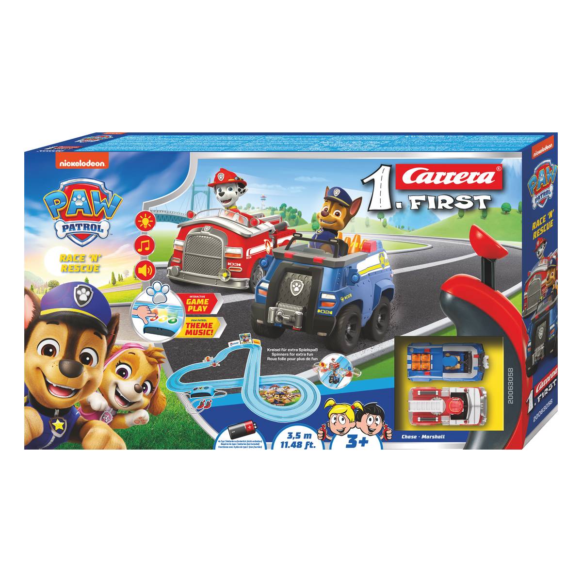Carrera First Paw Patrol Race ‘n�?Rescue Set
