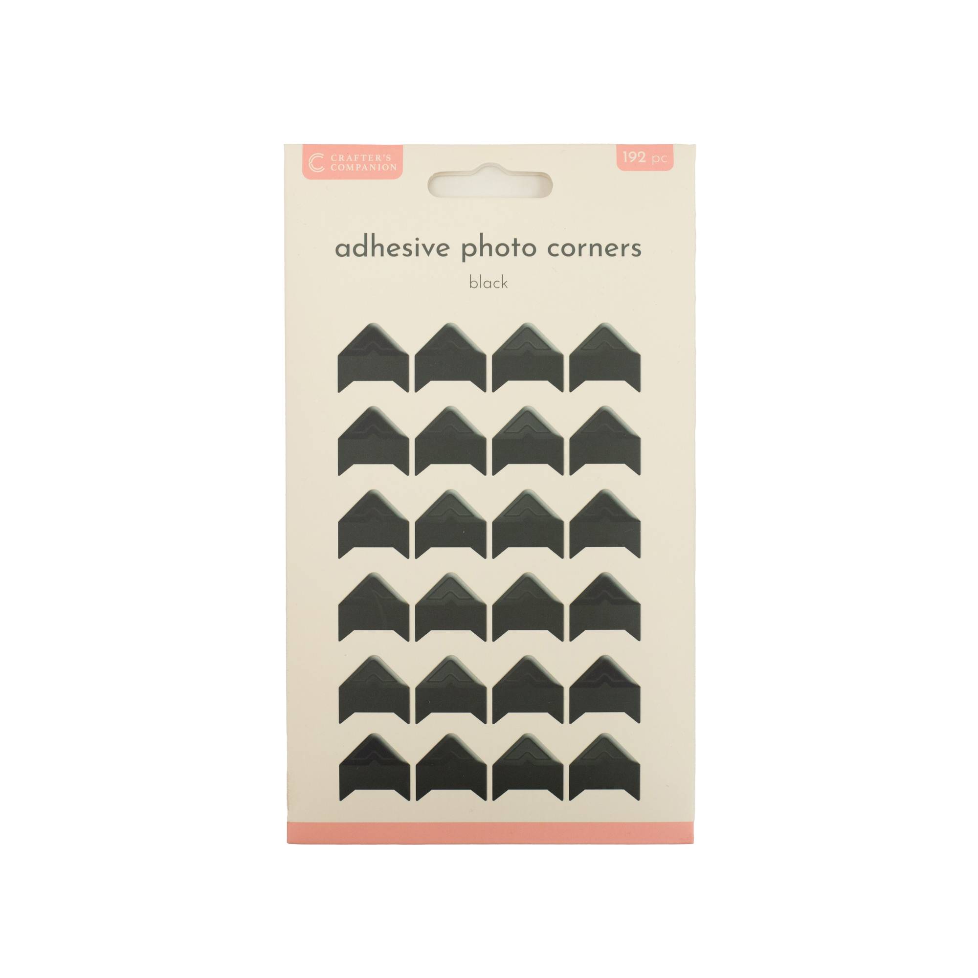 Crafter’s Companion Black Photo Corners 192 Pack