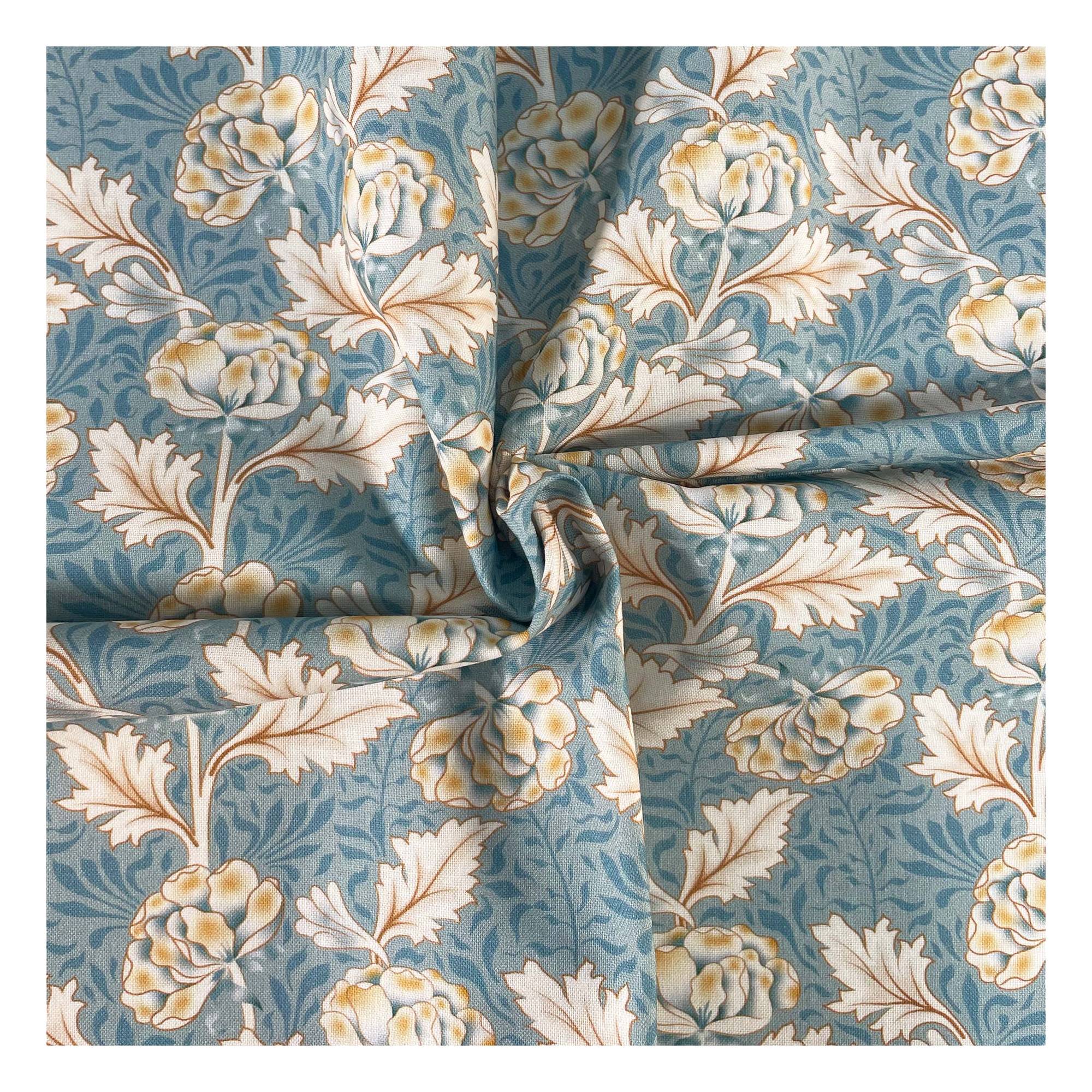 William Morris Peony Miniature Cotton Fabric by the Metre