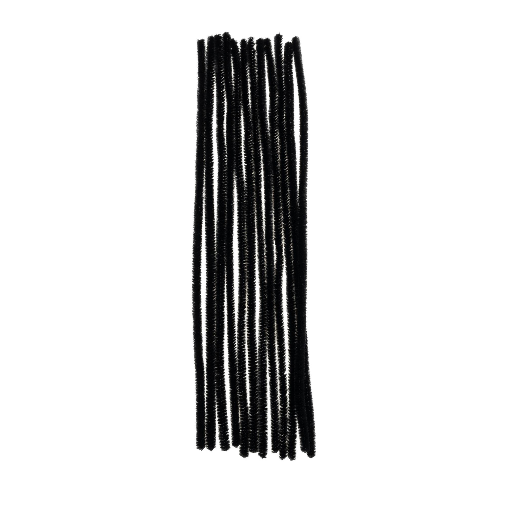 Black Pipe Cleaners 12 Pack
