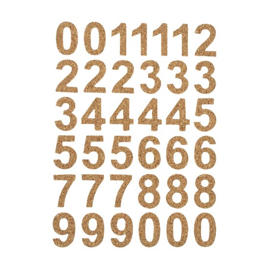 Number Cork Toppers 37 Pack
