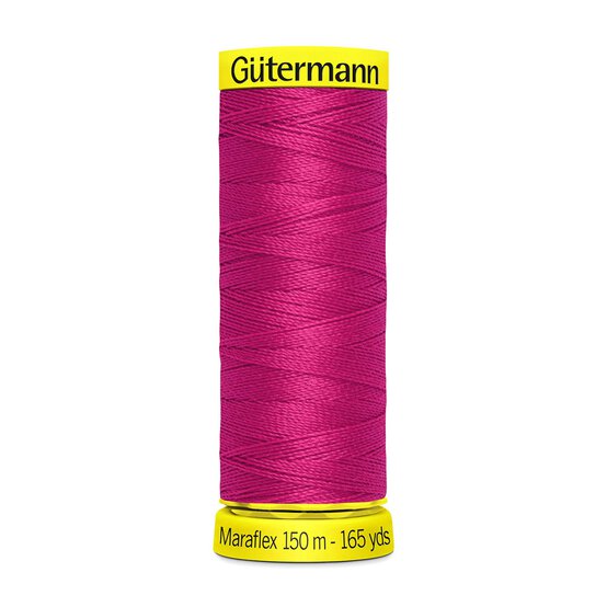 Gutermann Crimson Maraflex Stretchy Sewing Thread 150m (382)
