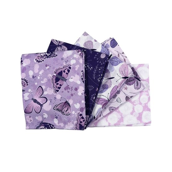 Moonlit Flutter Cotton Fat Quarters 5 Pack