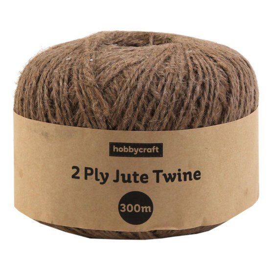 Natural Jute Twine 2 Ply 300m