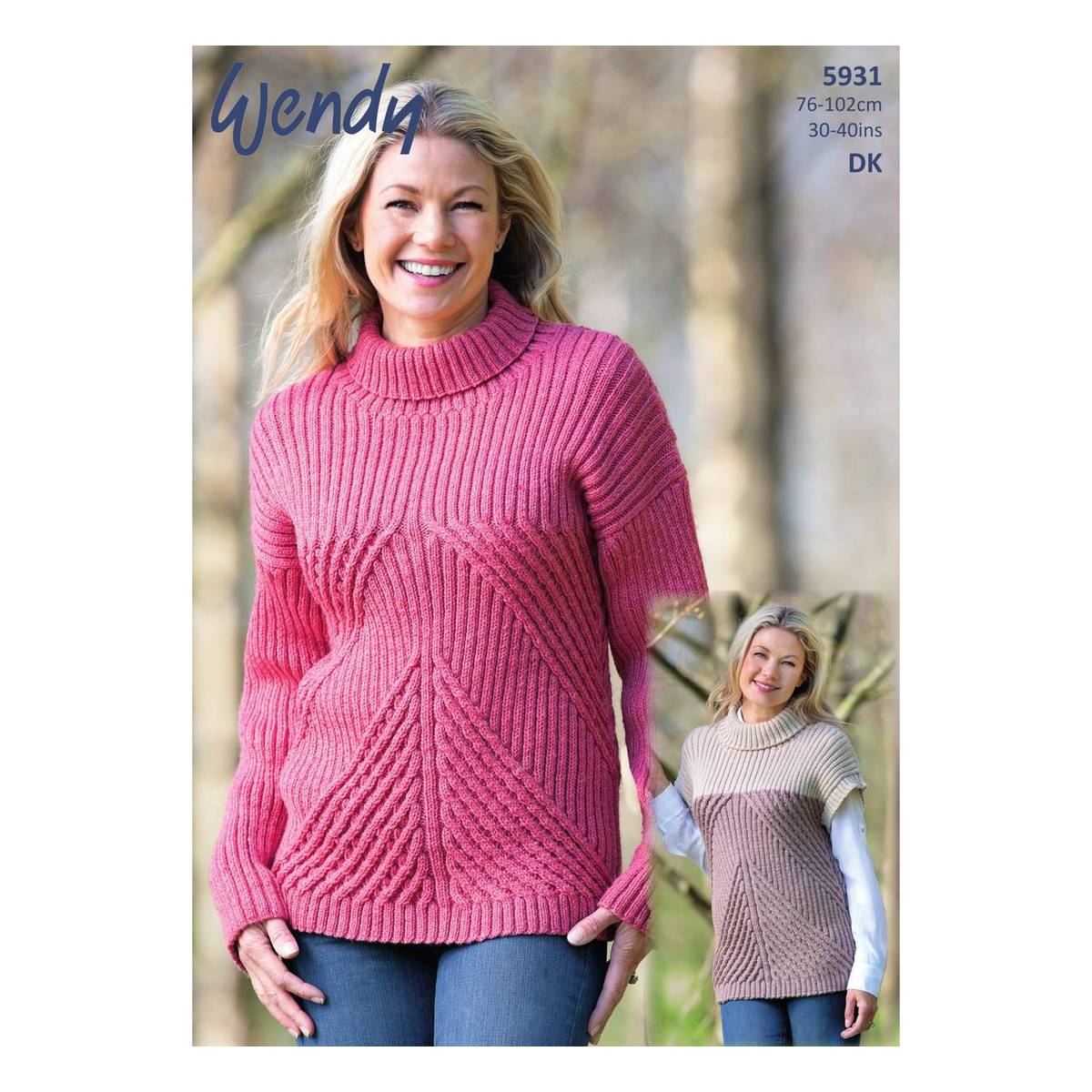 Wendy Merino DK Sweater and Tunic Digital Pattern 5931