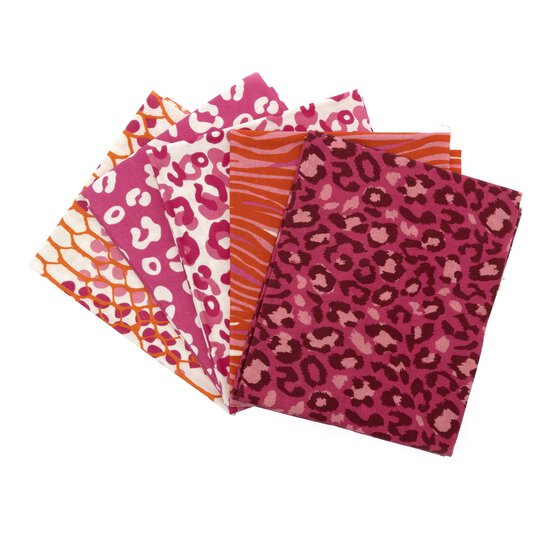 Animal Print Cotton Fat Quarters 5 Pack