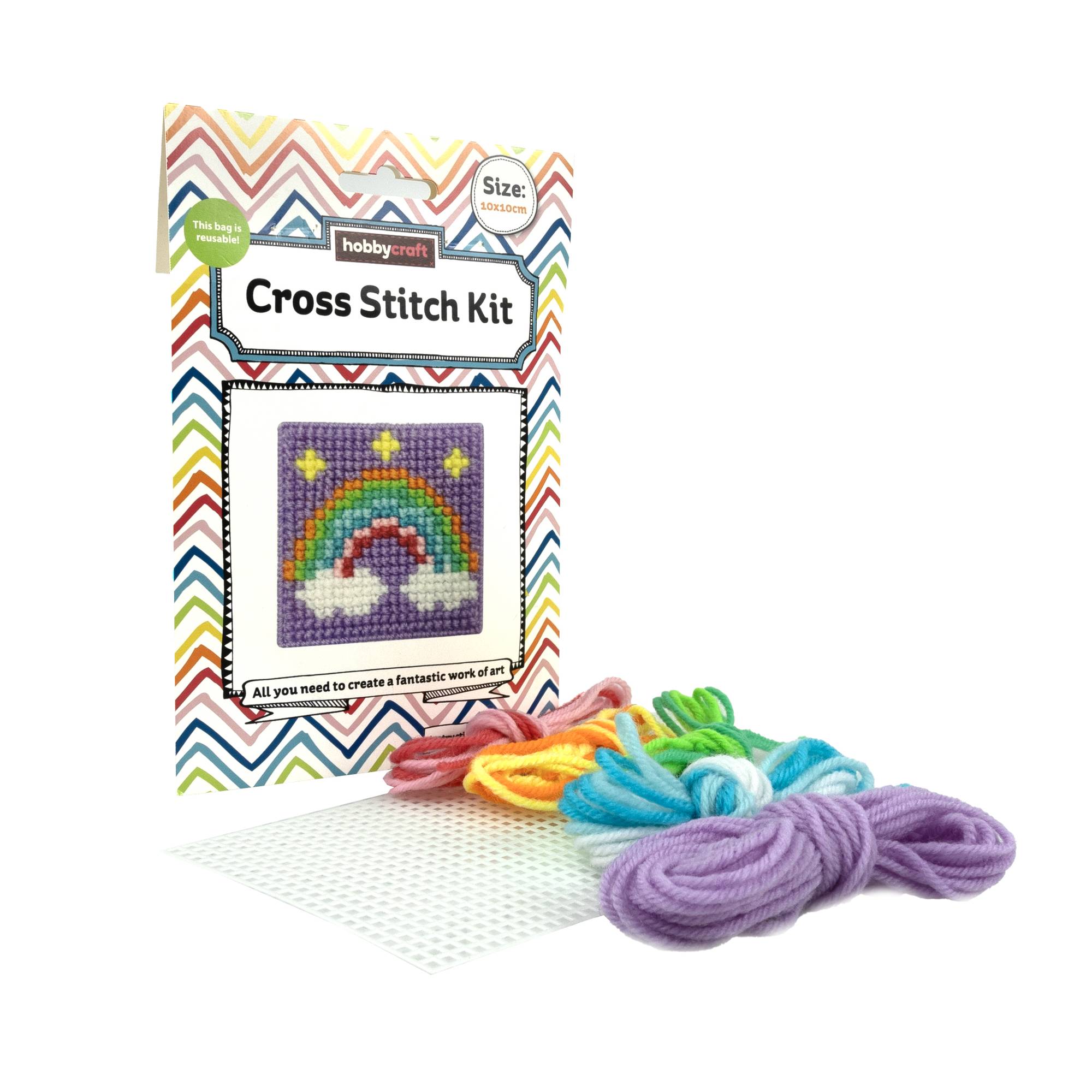 Rainbow Cross Stitch Kit