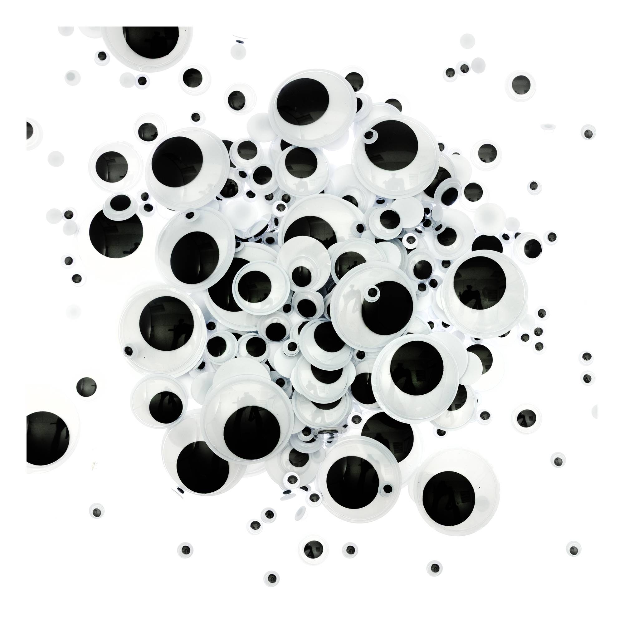 Black and White Googly Eyes Jar 1000 Pack