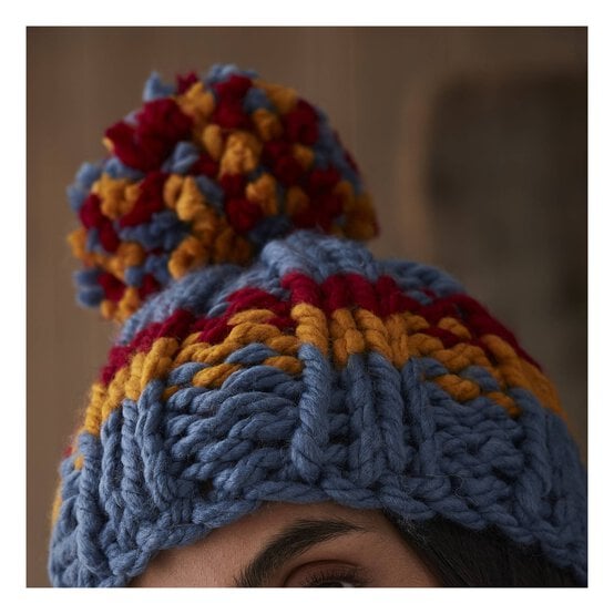 Knitcraft Chunky Rib Beanie Digital Pattern 0119