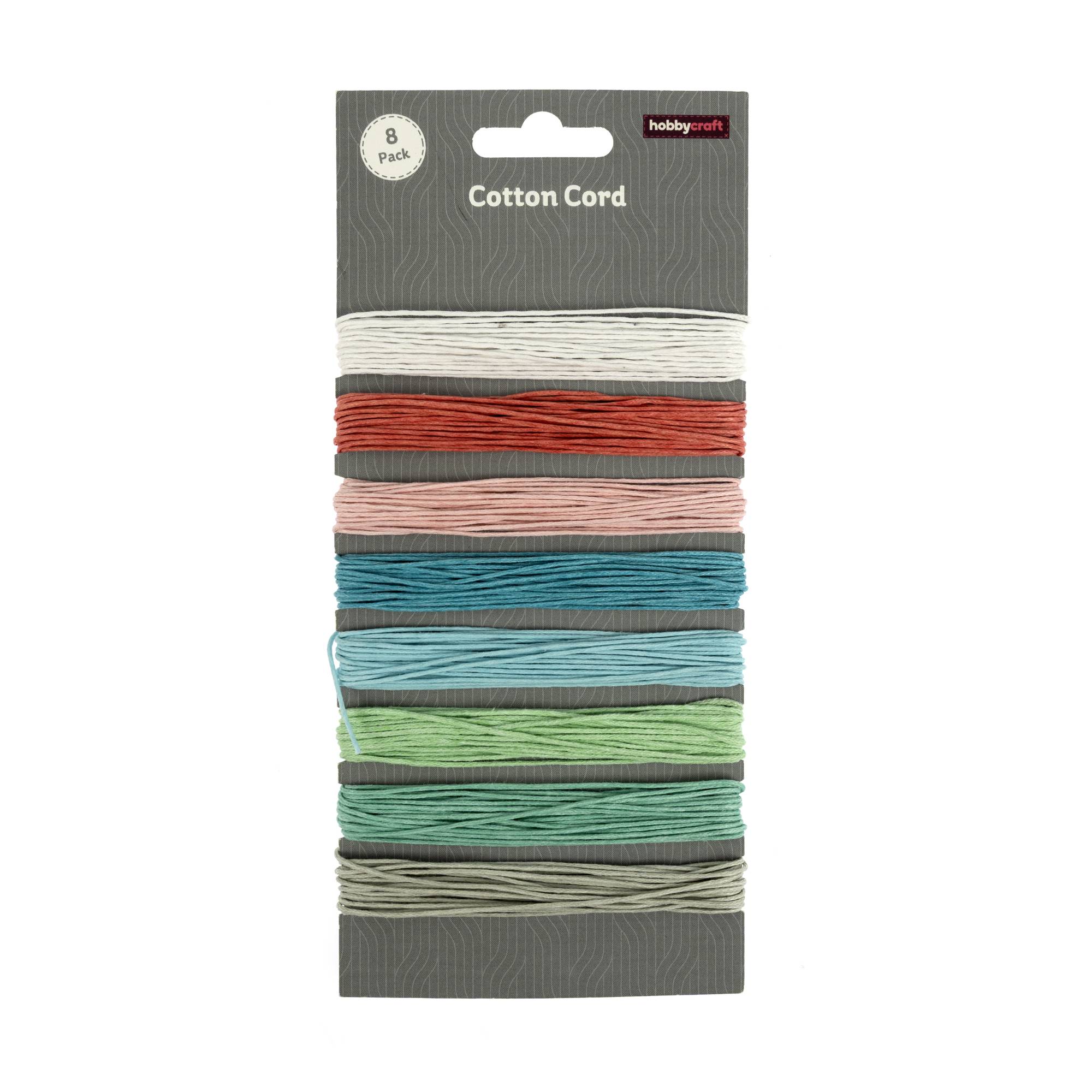 Pastel Cotton Cords 40m 8 Pack