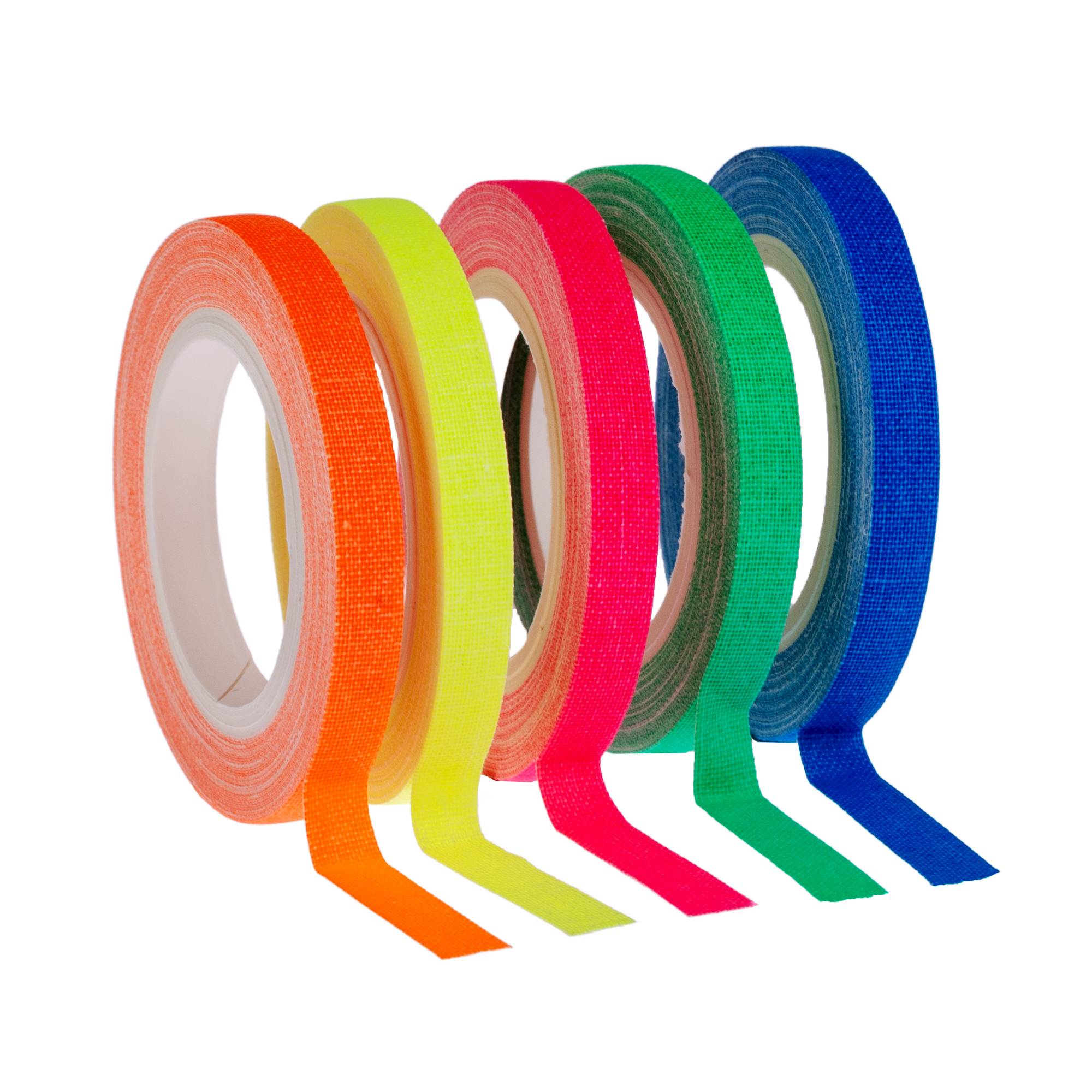 Fluorescent Tape 6mm x 5m 5 Pack