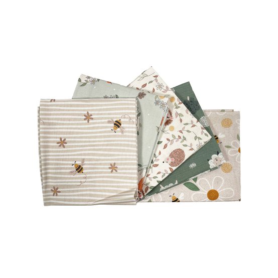 Bramble & Bumble Cotton Fat Quarters 5 Pack