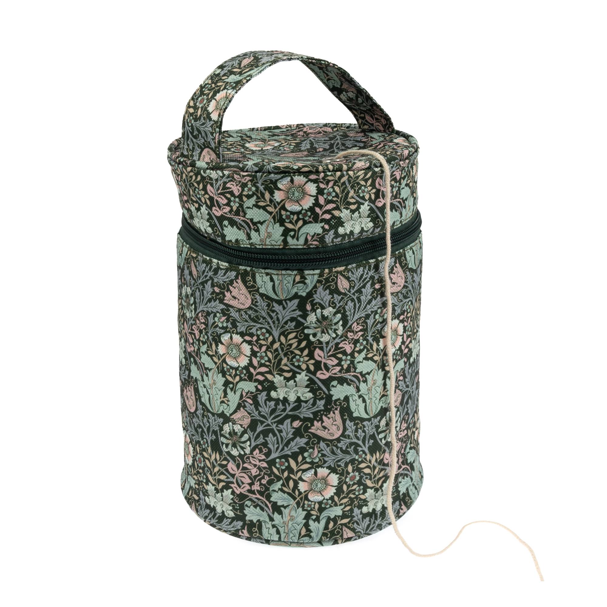 Floral Wood Block Yarn Holder