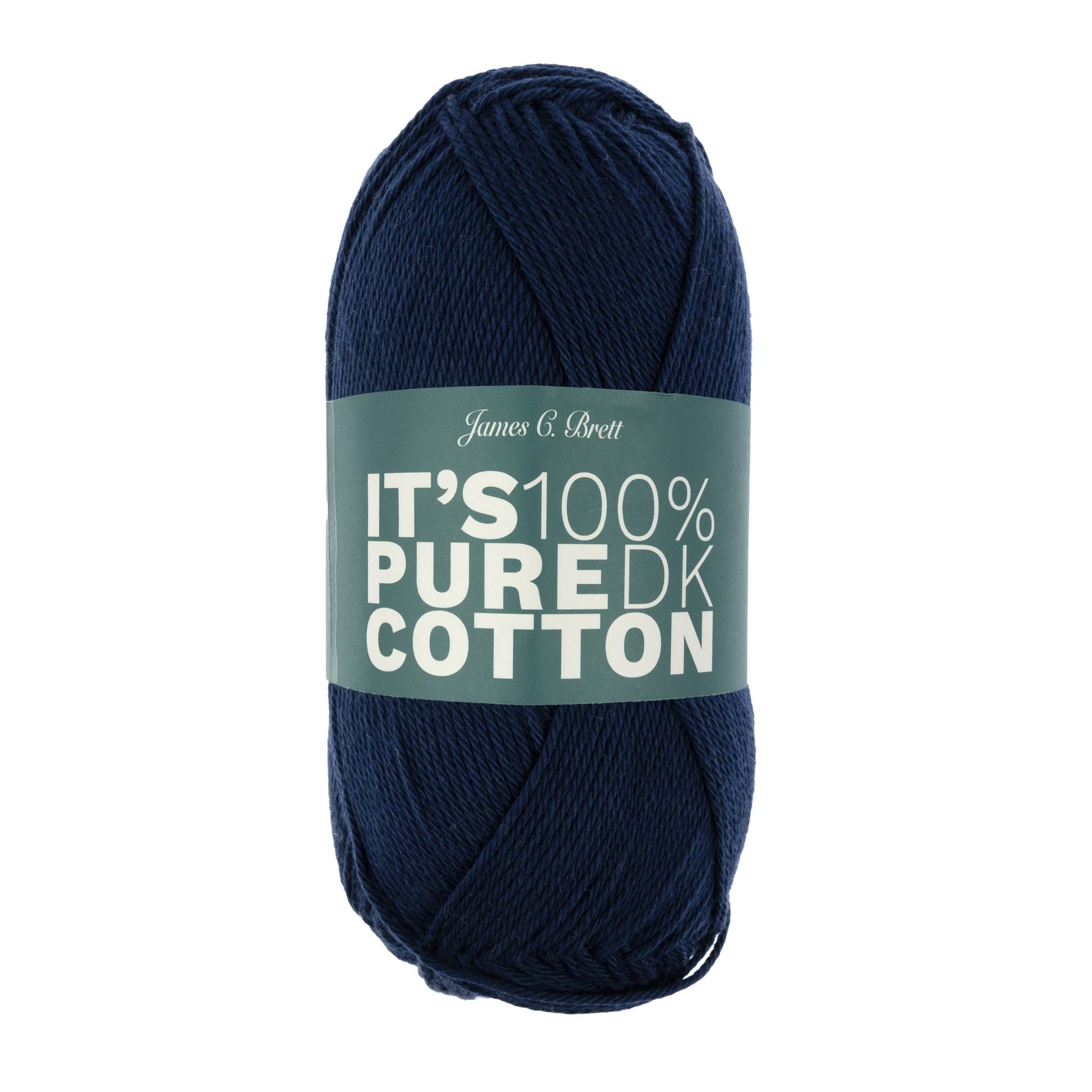 James C Brett Navy It’s Pure Cotton Yarn 100g