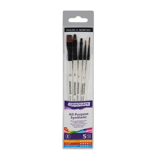 Daler-Rowney Graduate Classic 5 Brush Synthetic Set