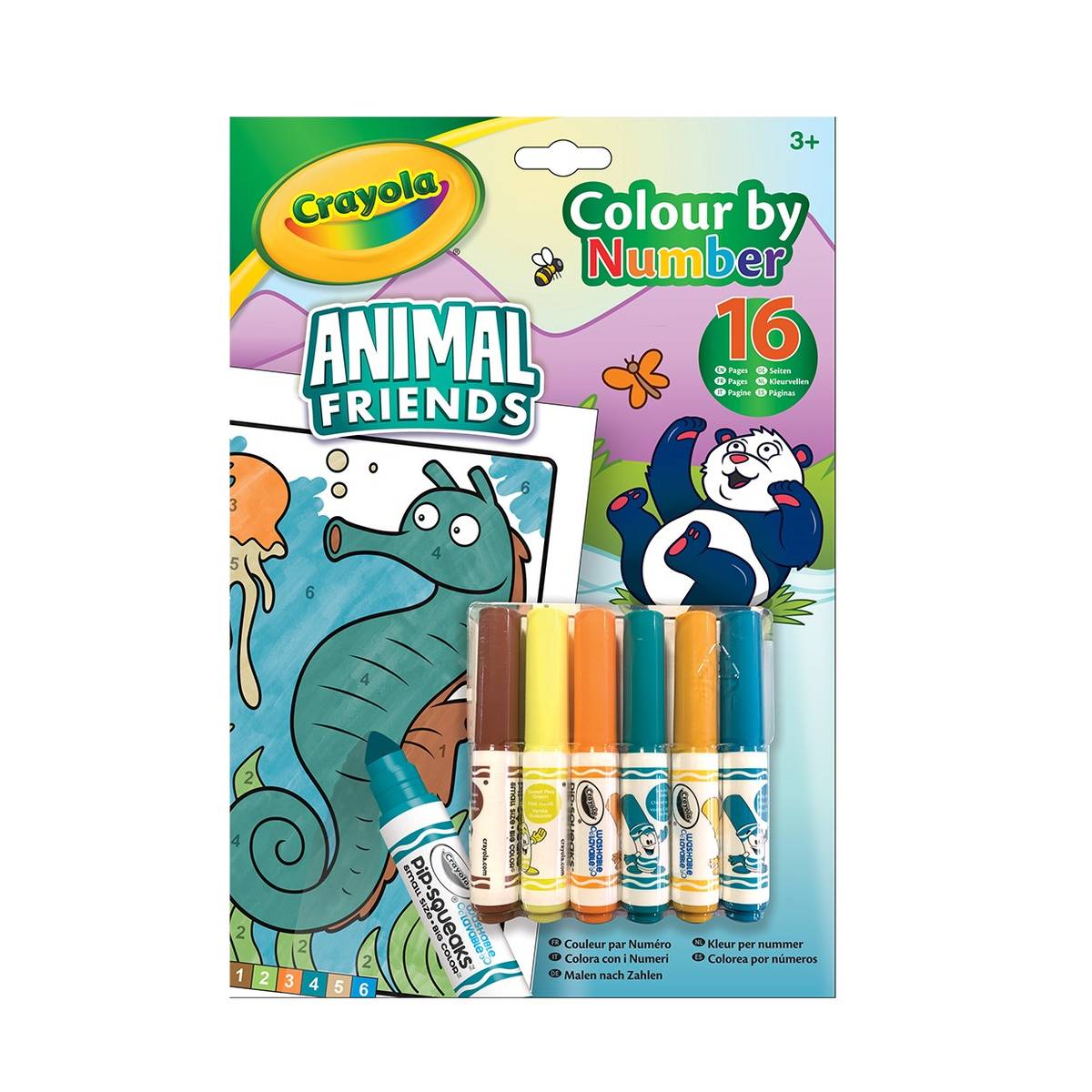 Crayola Colour By Numbers Colouring Book