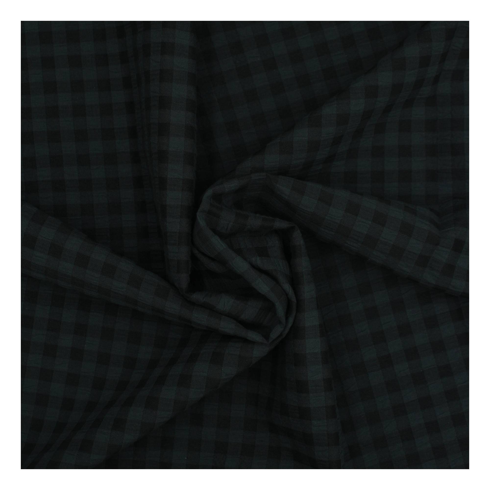 Black Waffle Fabric by the Metre