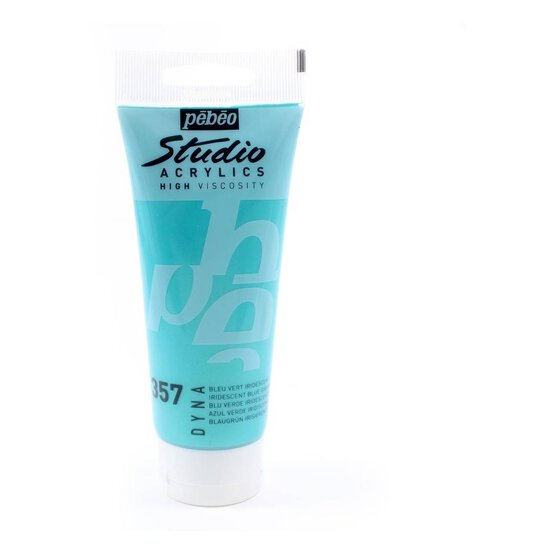 Pebeo Dyna Blue Green Studio Acrylic Paint 100ml