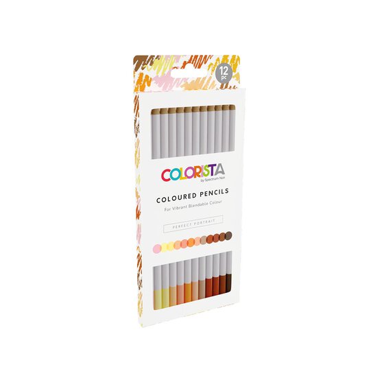 Colorista Perfect Portrait Coloured Pencils 12 Pack