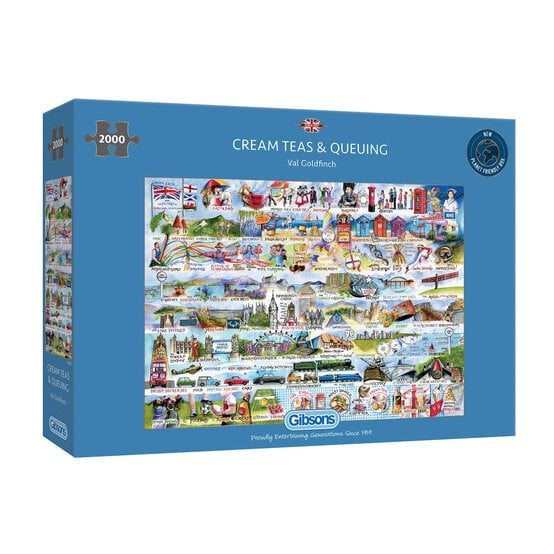 Gibsons Cream Teas and Queuing Jigsaw Puzzle 2000 Pieces