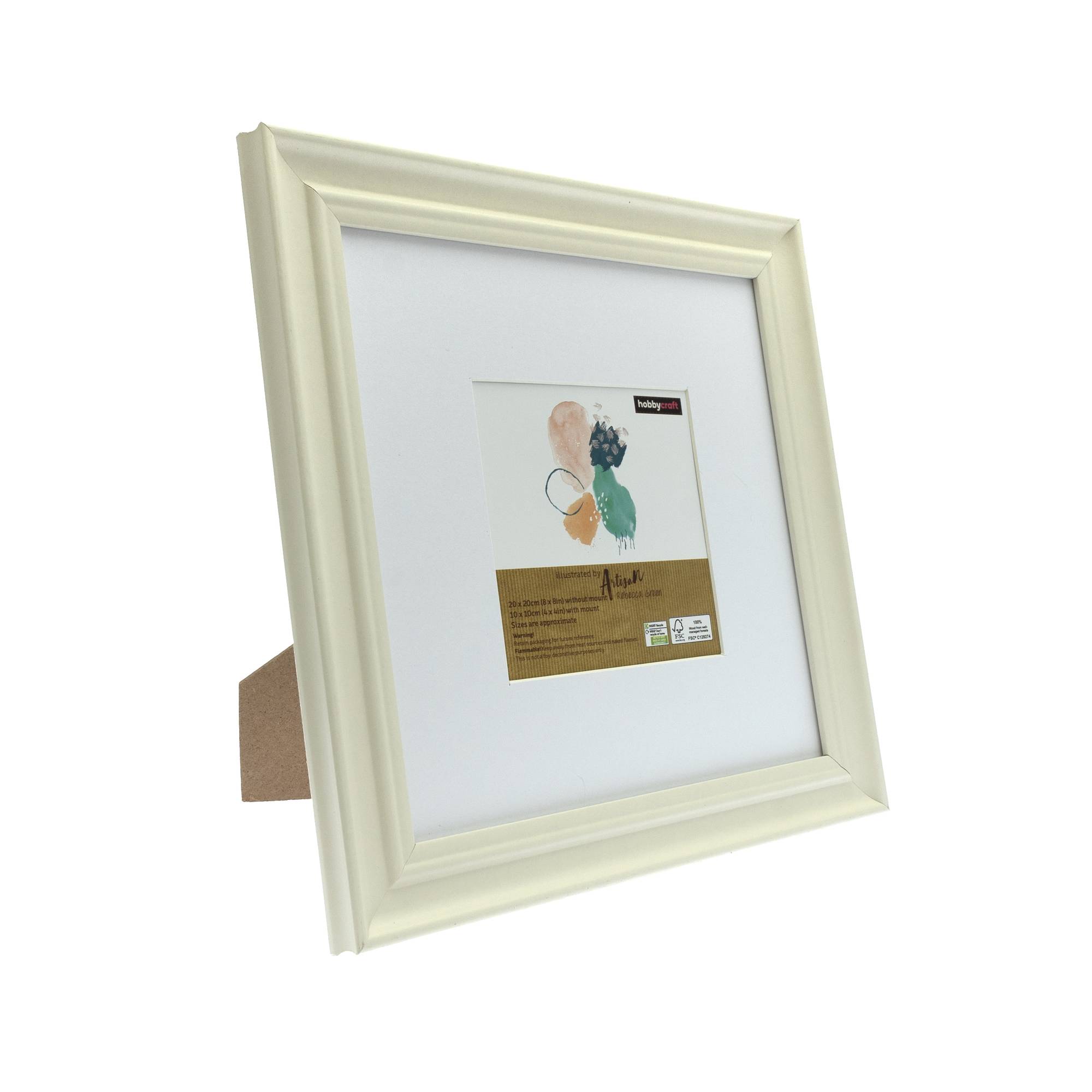 Vintage Wood Picture Frame 20cm x 20cm