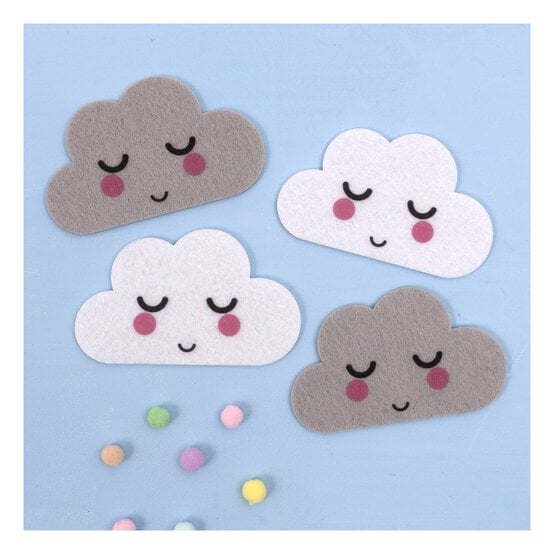 Felt Clouds 4 Pack