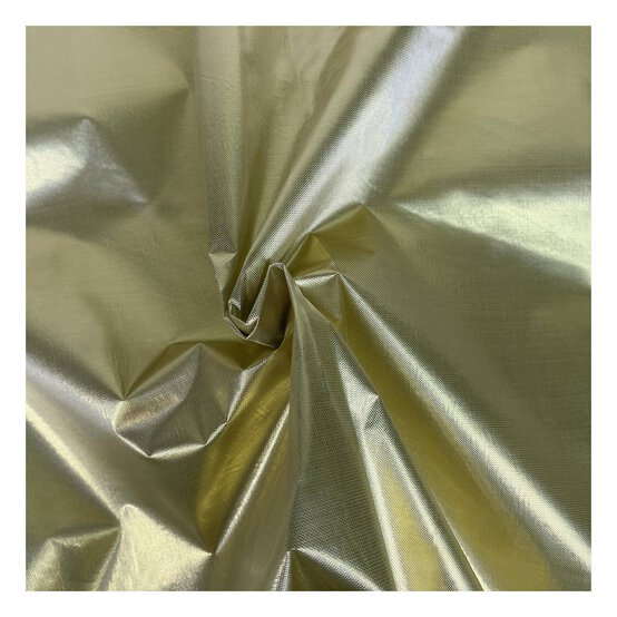 Gold Metallic Sheer Fabric by the Metre
