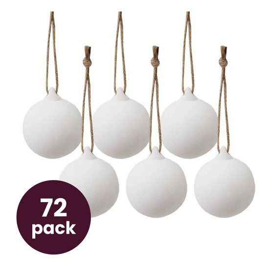 Ceramic Bauble 72 Pack Bundle