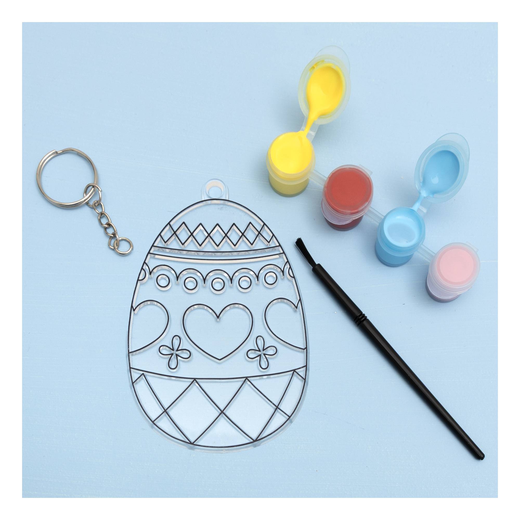 Paint Your Own Egg Suncatcher Keyring Kit