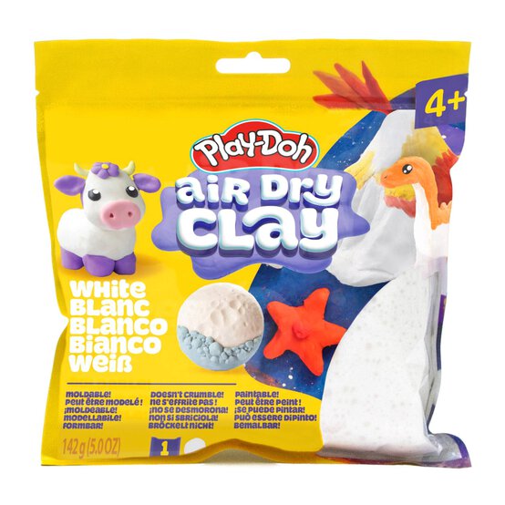 Play-Doh White Air Dry Clay 142g