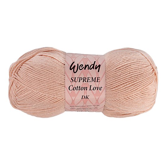 Wendy Dusty Pink Supreme Cotton Love DK Yarn 100g