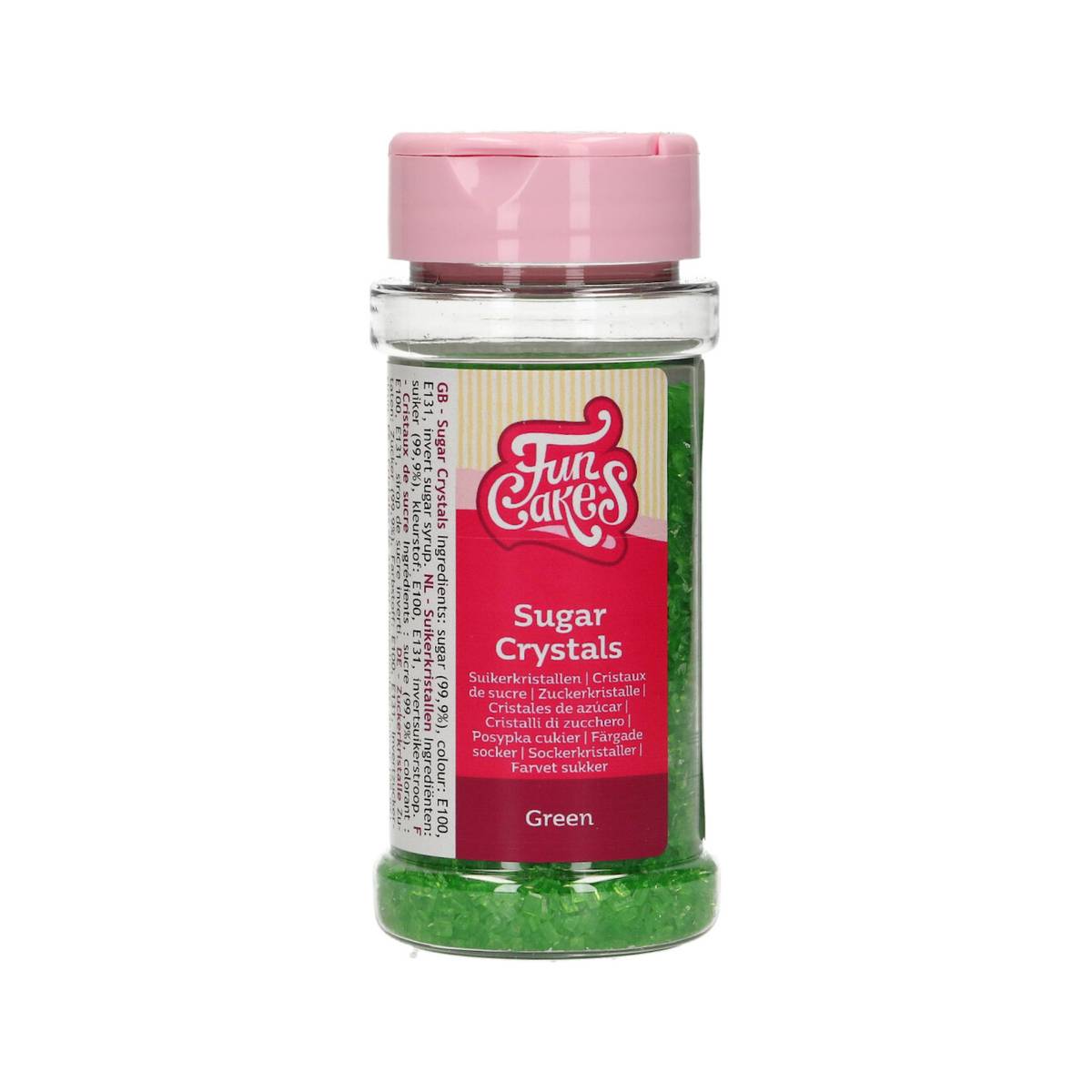 FunCakes Green Sugar Crystals 80g