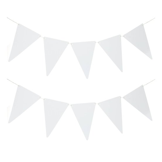 White Paper Bunting Kit 5m