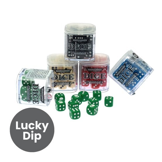 Assorted Warhammer Dice Cube 12mm 20 Pack