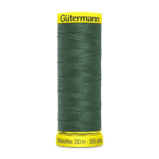 Gutermann Pine Green Maraflex Stretchy Sewing Thread 150m (561)