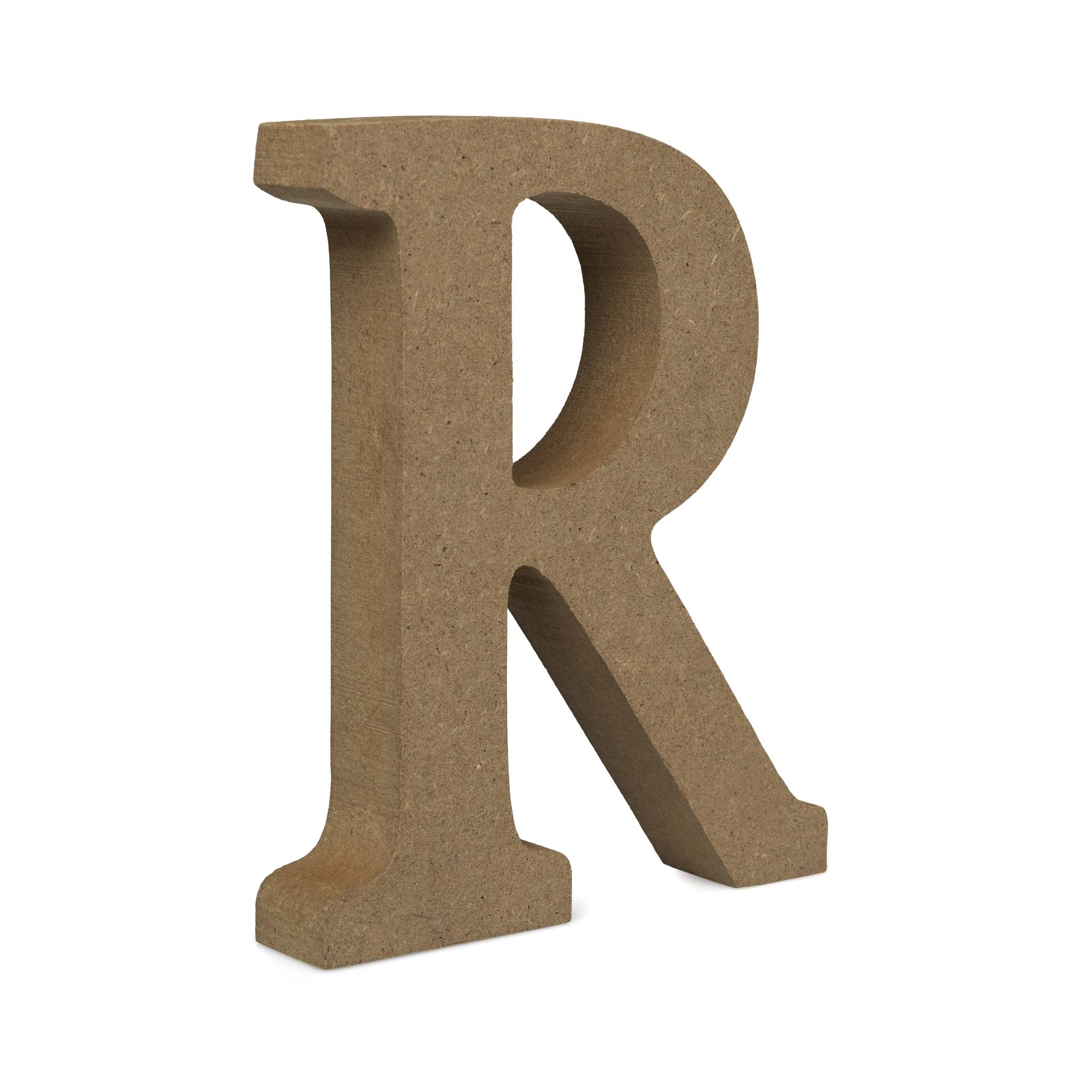 MDF Wooden Letter R 13cm