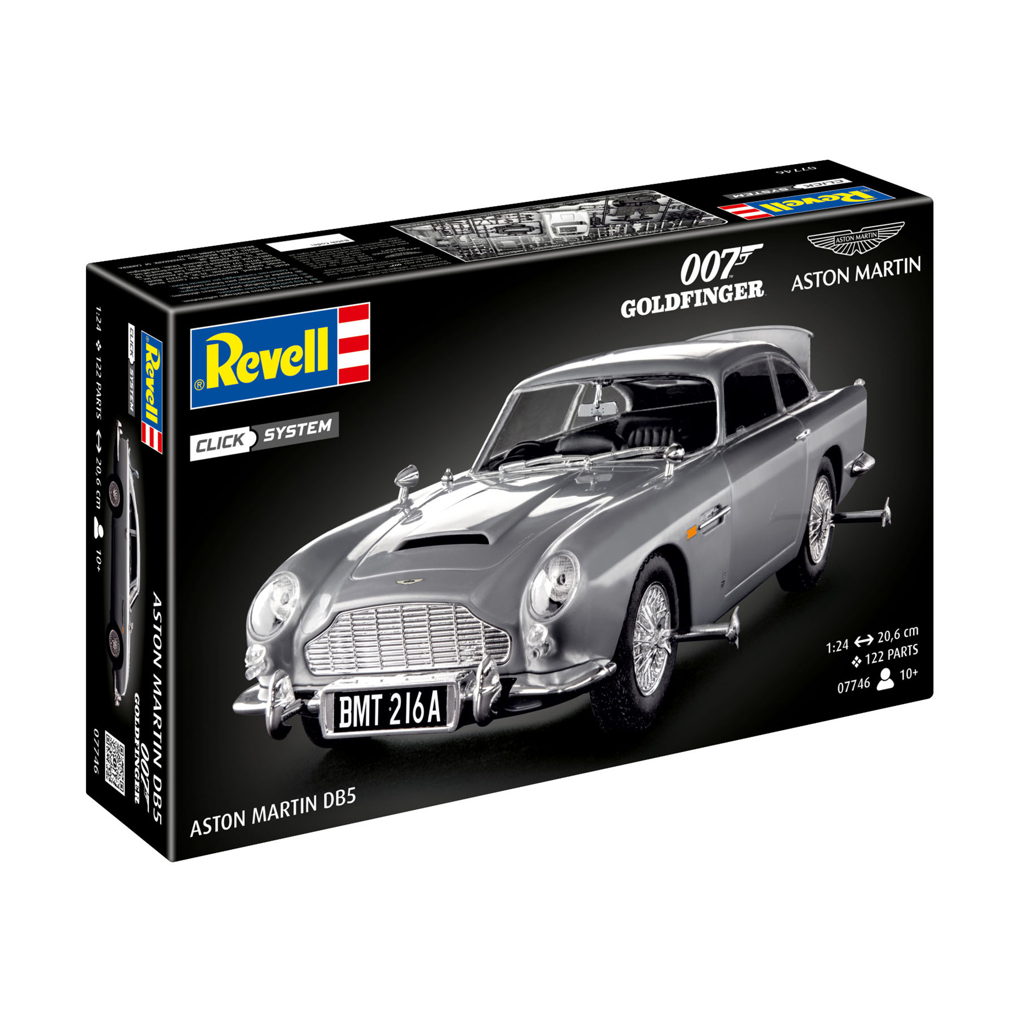Revell Click System James Bond Aston Martin DB5 Model Kit 1:24