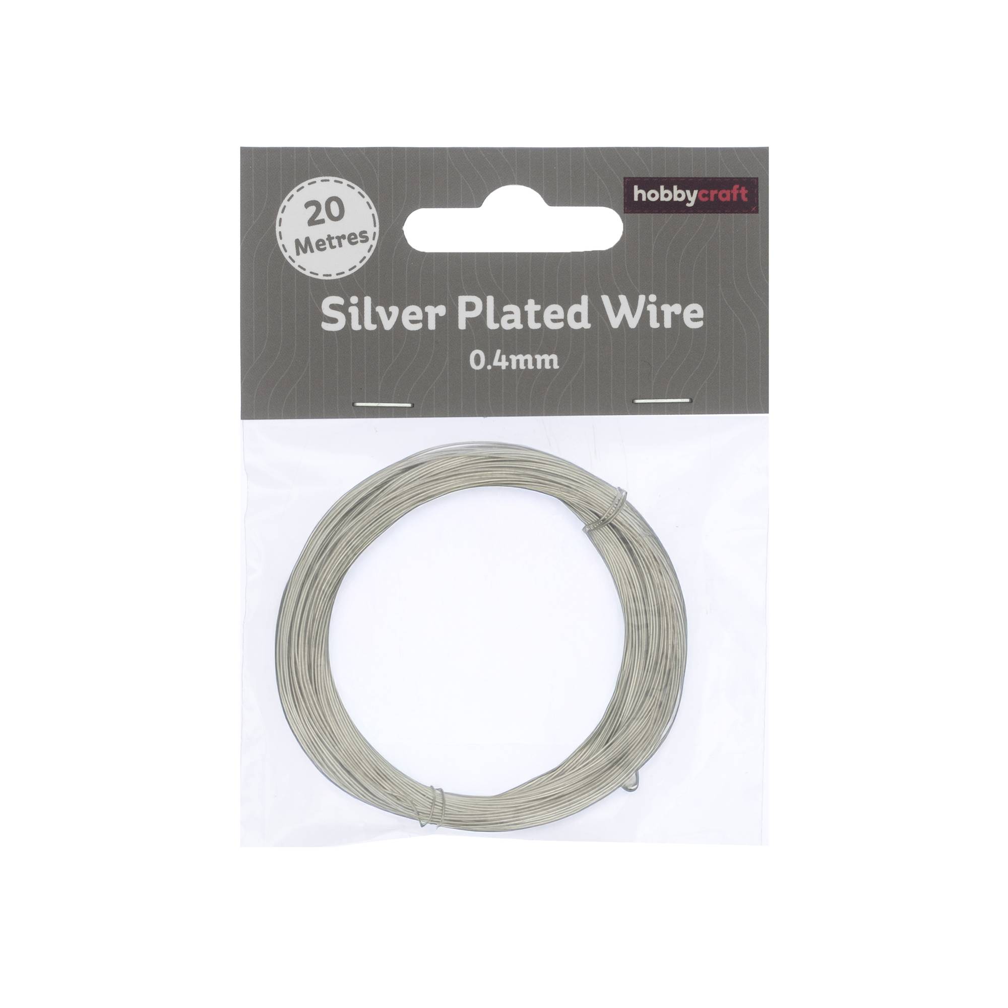 0.4mm Silver Plated Wire 20m