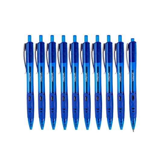 Blue Ballpoint Pens 10 Pack