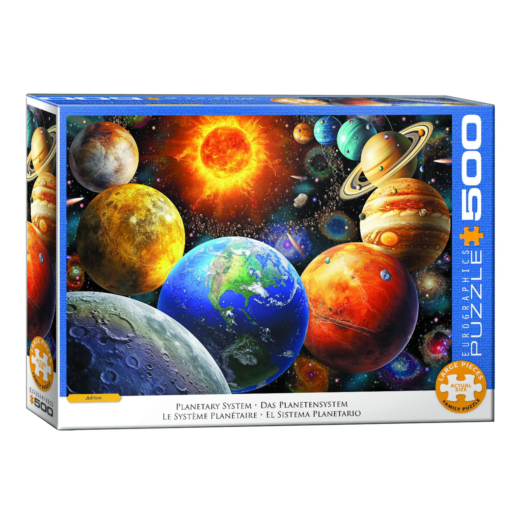Eurographics Planetary System Jigsaw Puzzle 500 XL Pieces
