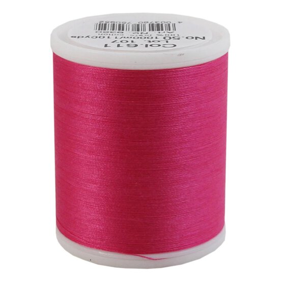 Madeira Bubblegum Pink Cotona 50 Quilting Thread 1000m (611)