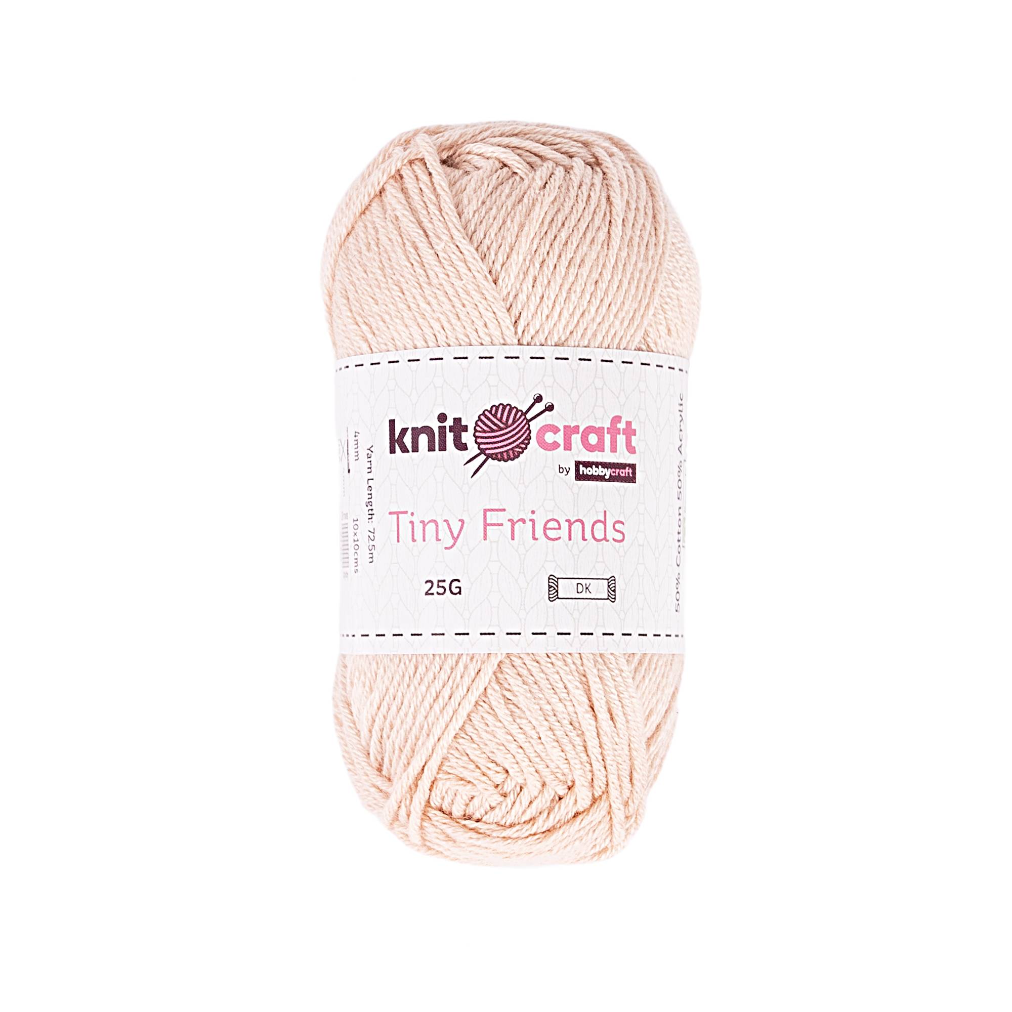 Knitcraft Palest Pink Tiny Friends Yarn 25g