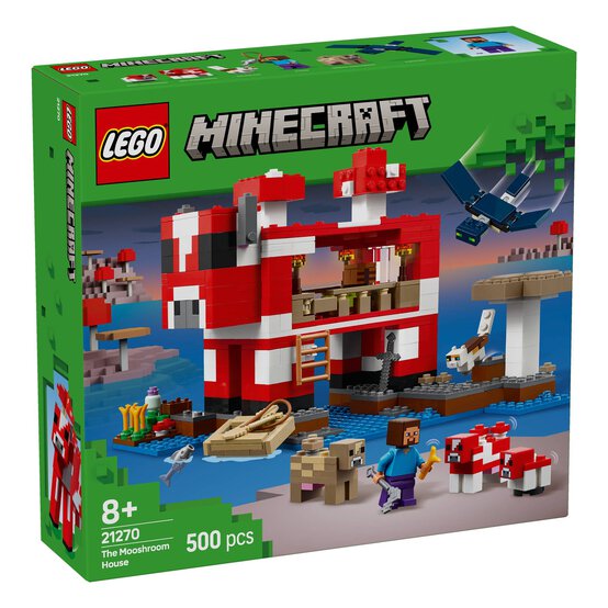 LEGO Minecraft Mooshroom House