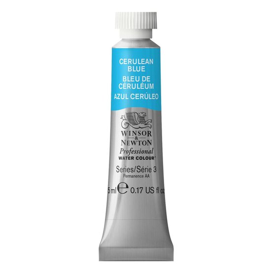 Winsor & Newton Cerulean Blue Professional Watercolour Tube 5ml