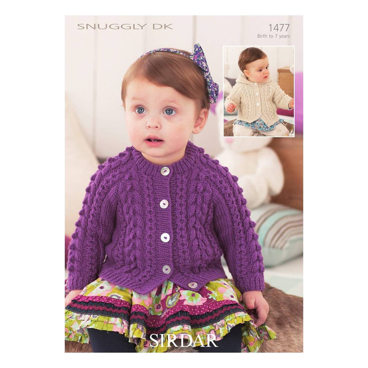 Sirdar Snuggly DK Cardigans Digital Pattern 1477