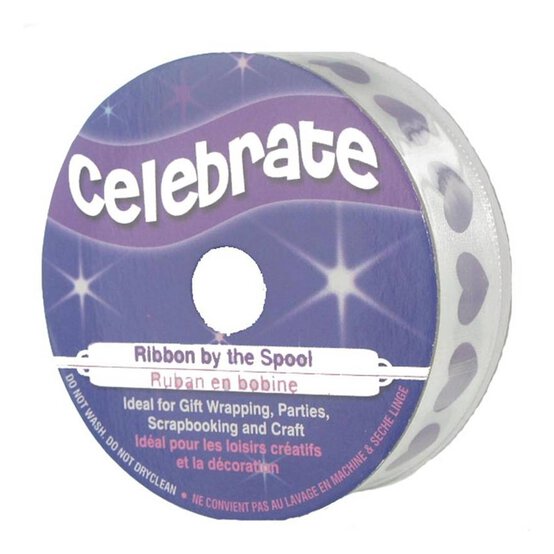 Purple Heart Ribbon 16mm x 4m