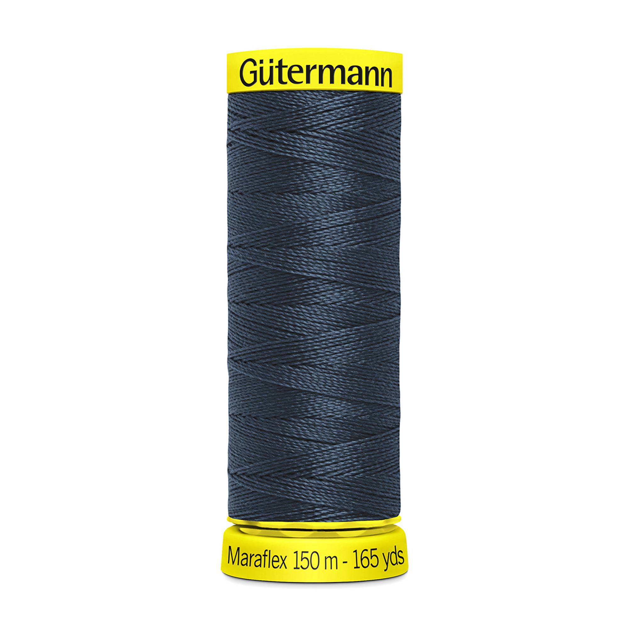Gutermann Dark Denim Maraflex Stretchy Sewing Thread 150m (339)