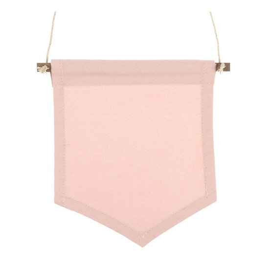Light Pink Canvas Banner 19cm x 22cm